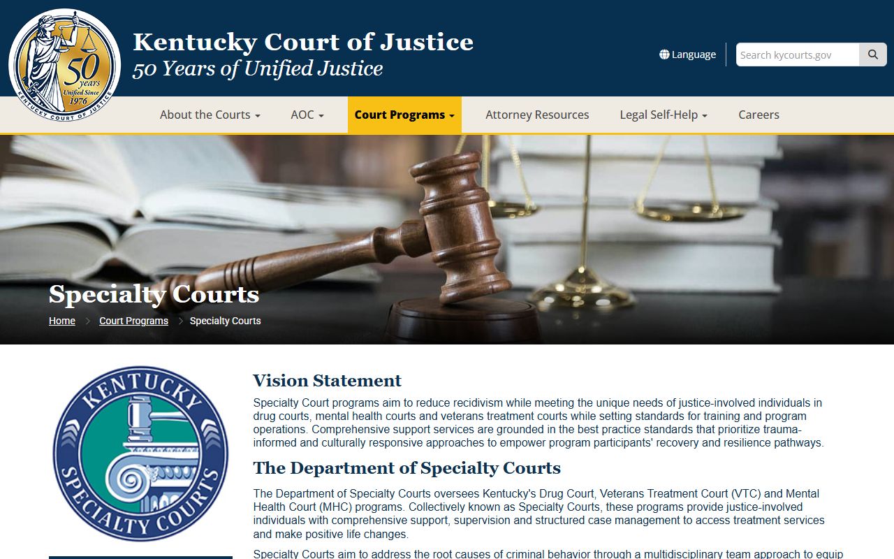 Gallatin County Circuit Court records specialty courts